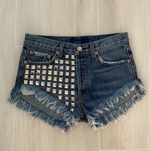 Studded Runwaydreamz Denim Shorts
